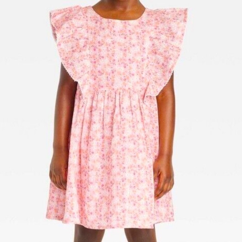 Toddler‎ Girls' Floral Dress - Cat & Jack Pink Size 4T
